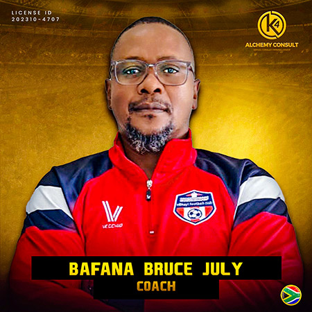 Bafana Bruce July- Coach