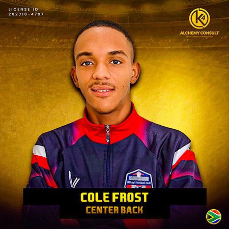 Cole Frost- Center Back