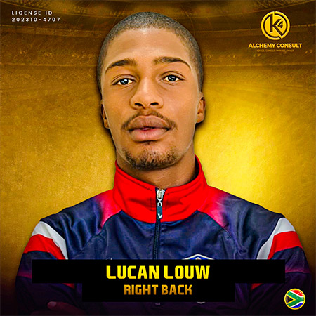 Lucan Louw- Right Back