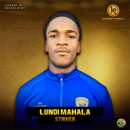 Lundi Mahala- Striker
