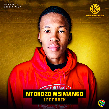 Ntokozo Msimango- Left Back