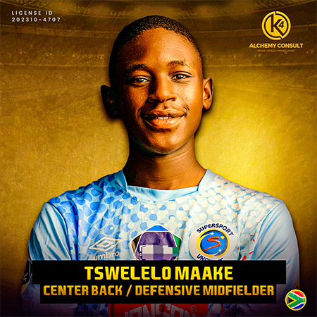 Tswelelo Maake – Center Back and Defensive Midfielder